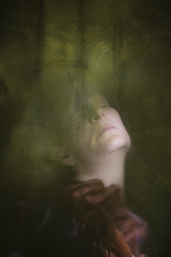 ritratto maschera light painting