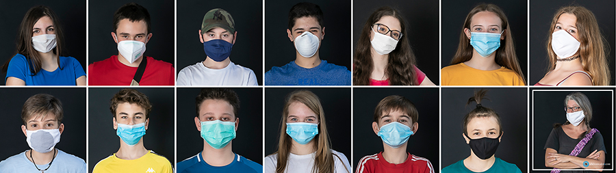Foto di classe a prova di Coronavirus!